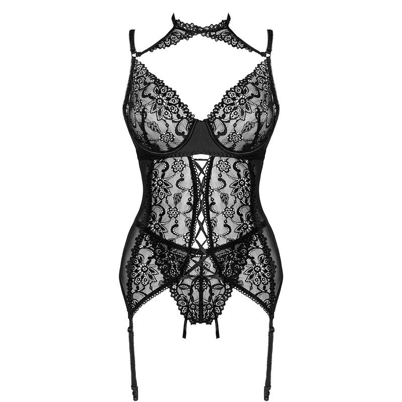 LIVCO CORSETTI FASHION - GIELLANDRA FOR THE SENSES COLLECTION CORSET + PANTY BLACK - Image 3