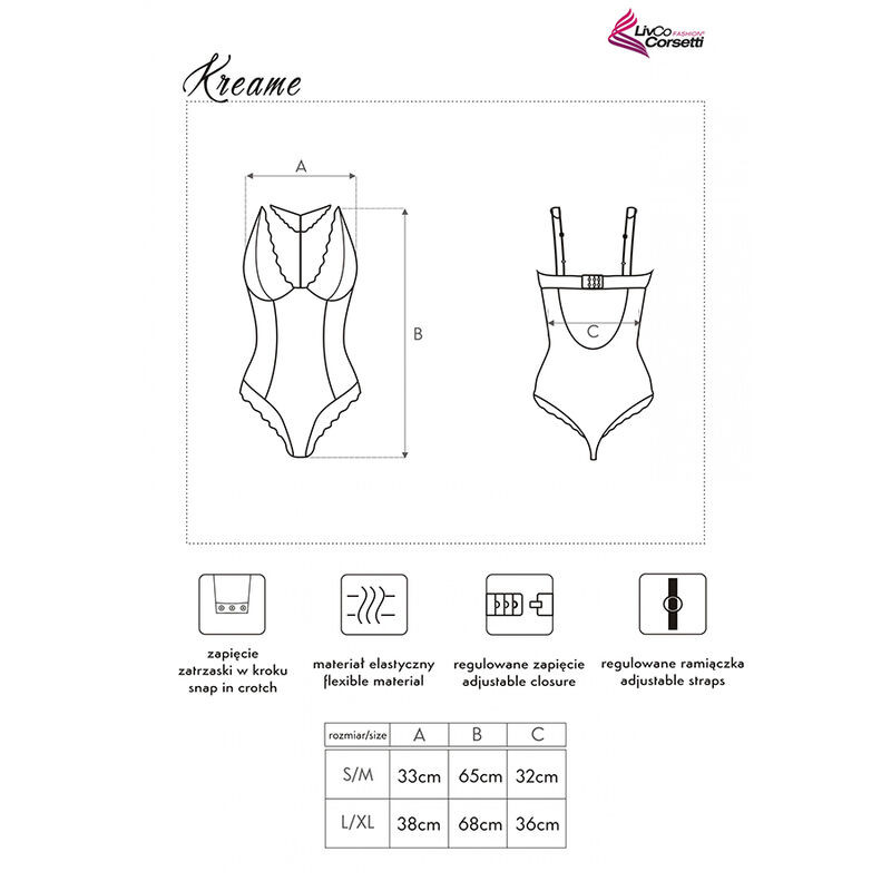 Livco Corsetti Fashion - Corps Kreame Lc 90546 Noir - Image 5