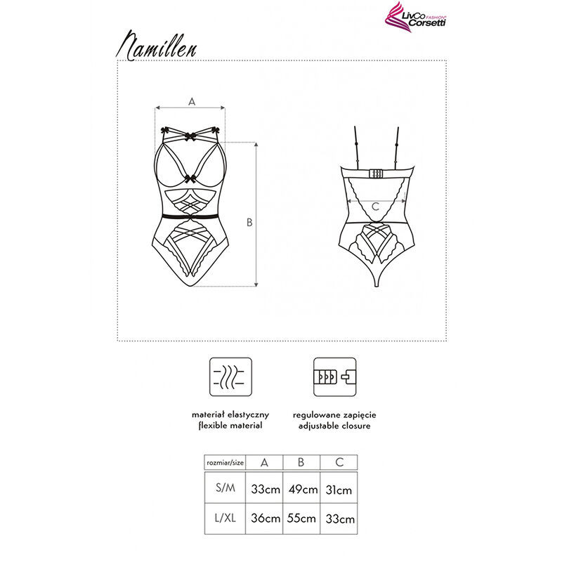 Livco Corsetti Fashion - Corps Namillen Lc 90528 Noir - Image 5