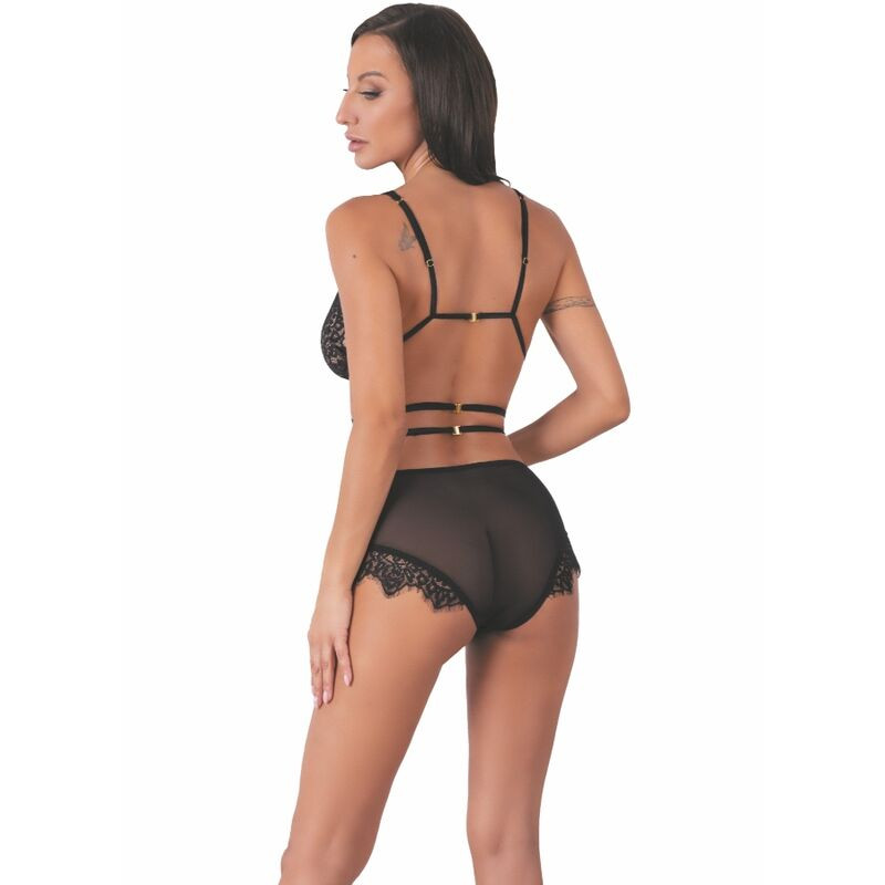 Livco Corsetti Fashion - Drezna Lc 90733 Soutien-Gorge + Culotte Noir - Image 7