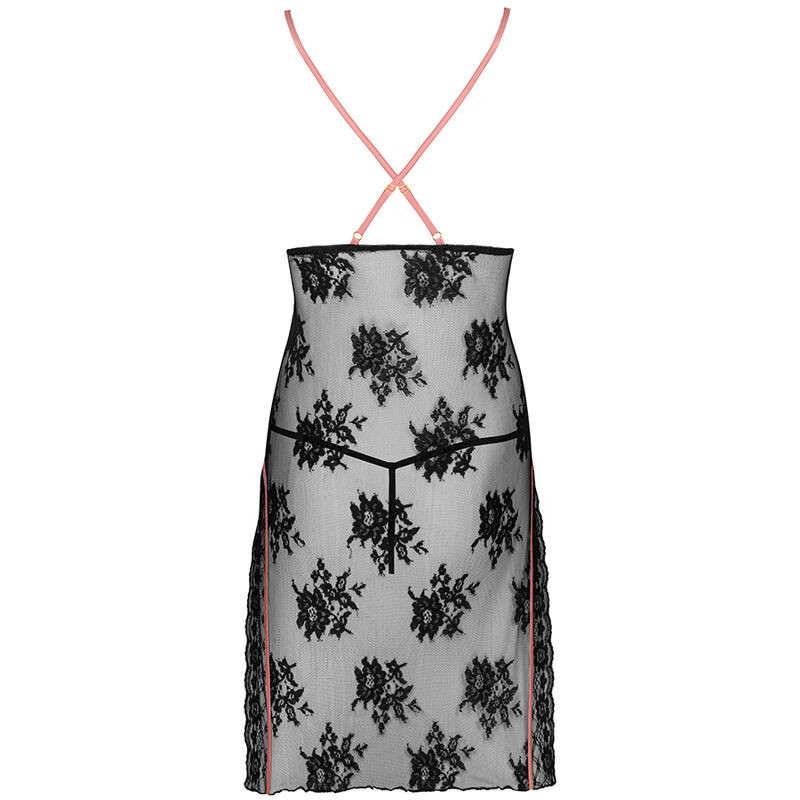 Livco Corsetti Fashion - Karonin Lc 90628 Chemise + Culotte Noir - Image 9