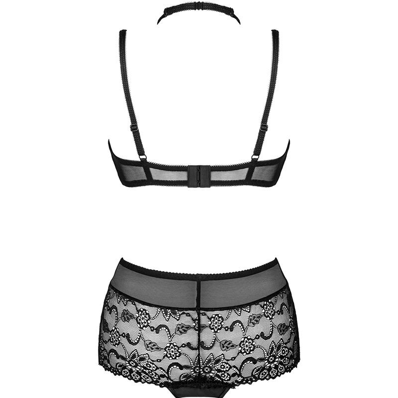 LIVCO CORSETTI FASHION - LINERA FOR THE SENSES COLLECTION BRA + PANTY BLACK - Image 4