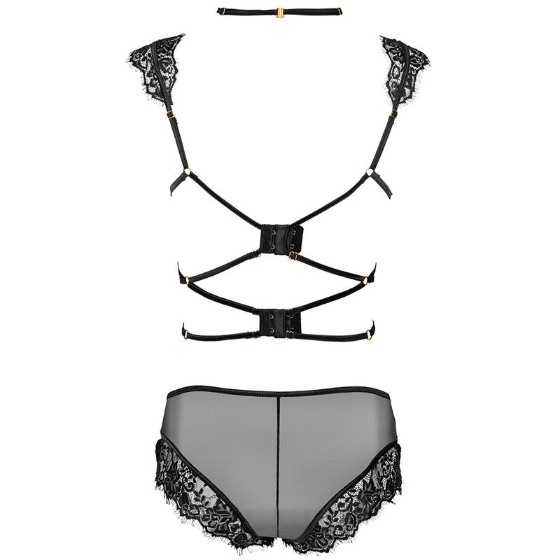 Livco Corsetti Fashion - Palmenom Lc 90614 Soutien-Gorge + Culotte Noir - Image 9
