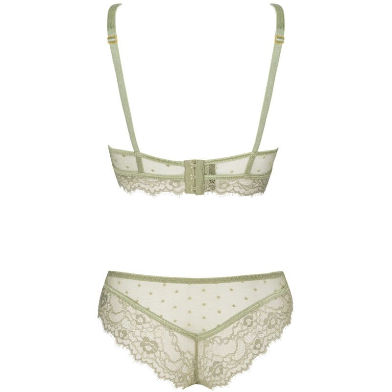 Livco Corsetti Fashion - Pine Lc 90667 Soutien-Gorge + Culotte Kaki - Image 9