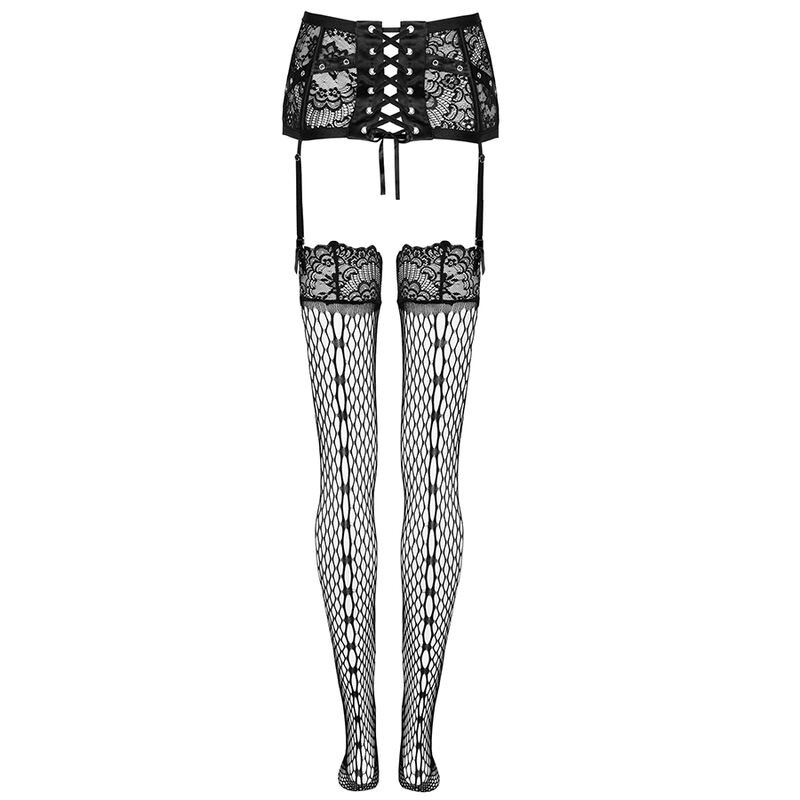 Livco Corsetti Fashion - Porte-Jarretelles + Bas Noir - Image 10