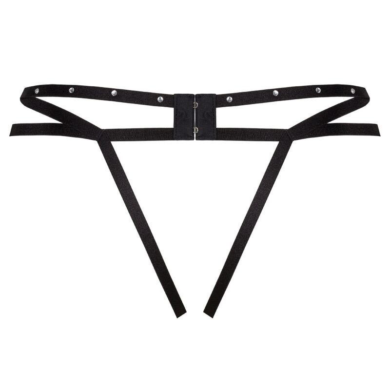 Livco Corsetti Fashion - String Nomade Sans Crotchless Noir - Image 4