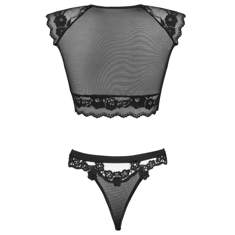 Livco Corsetti Fashion - Timosan Lc 90631 Soutien-Gorge + Culotte Noir - Image 4