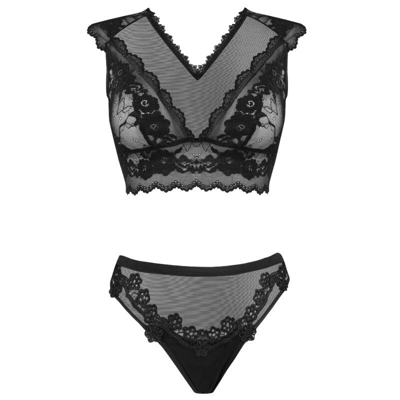 Livco Corsetti Fashion - Timosan Lc 90631 Soutien-Gorge + Culotte Noir - Image 8