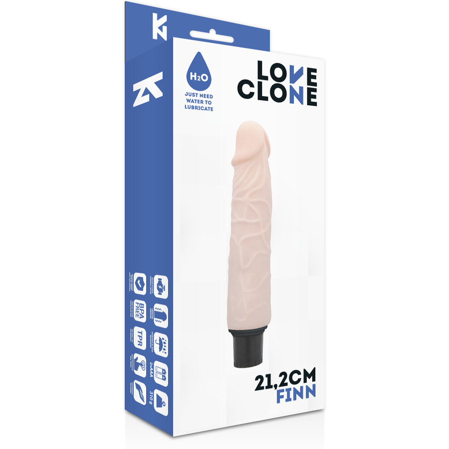 Loveclone - Vibrateur Autolubrifiant Finn 21.2 Cm -O- 3.8 Cm - Image 5