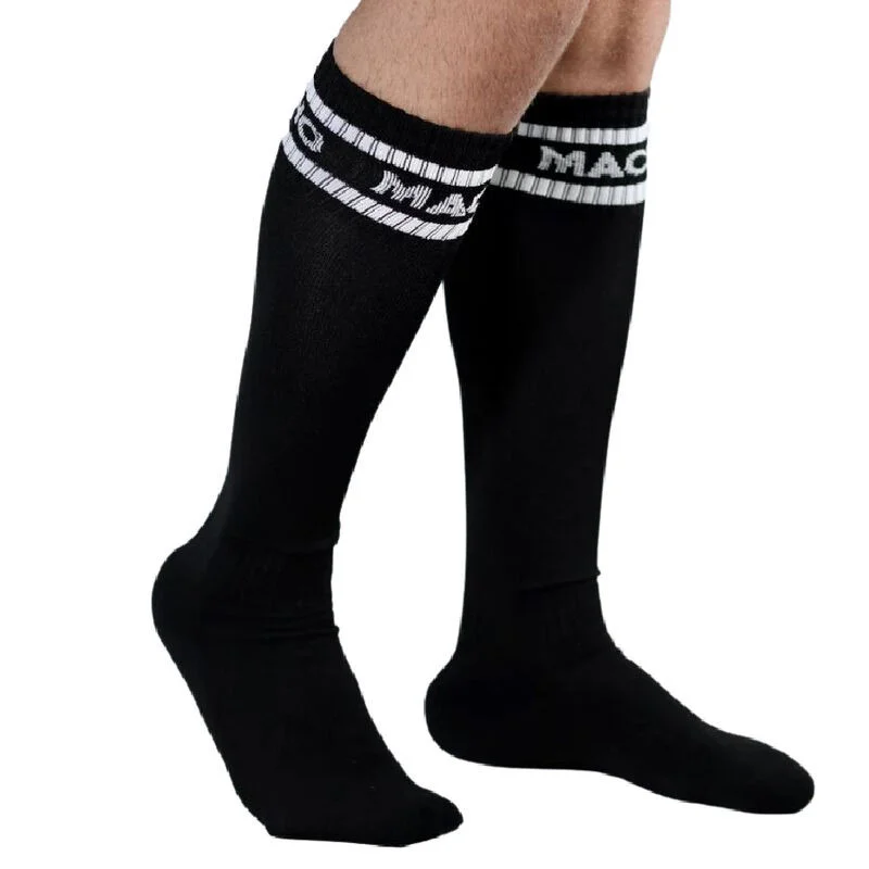 Macho - Calcetines Largos Talla Única Azul