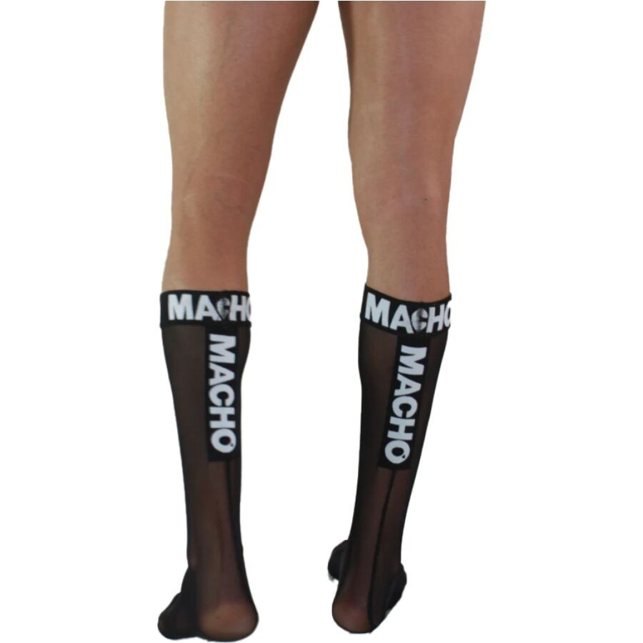 MACHO - CHAUSSETTES FINES TAILLE UNIQUE NOIRES - Image 2