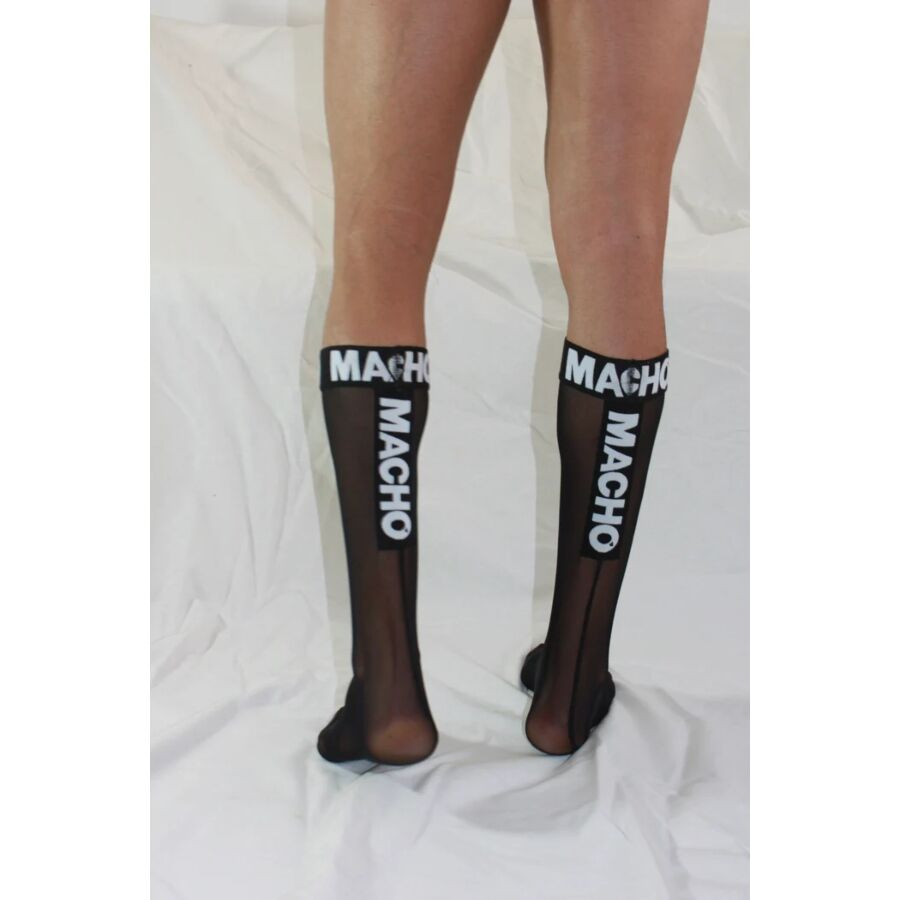 MACHO - CHAUSSETTES FINES TAILLE UNIQUE NOIRES - Image 5