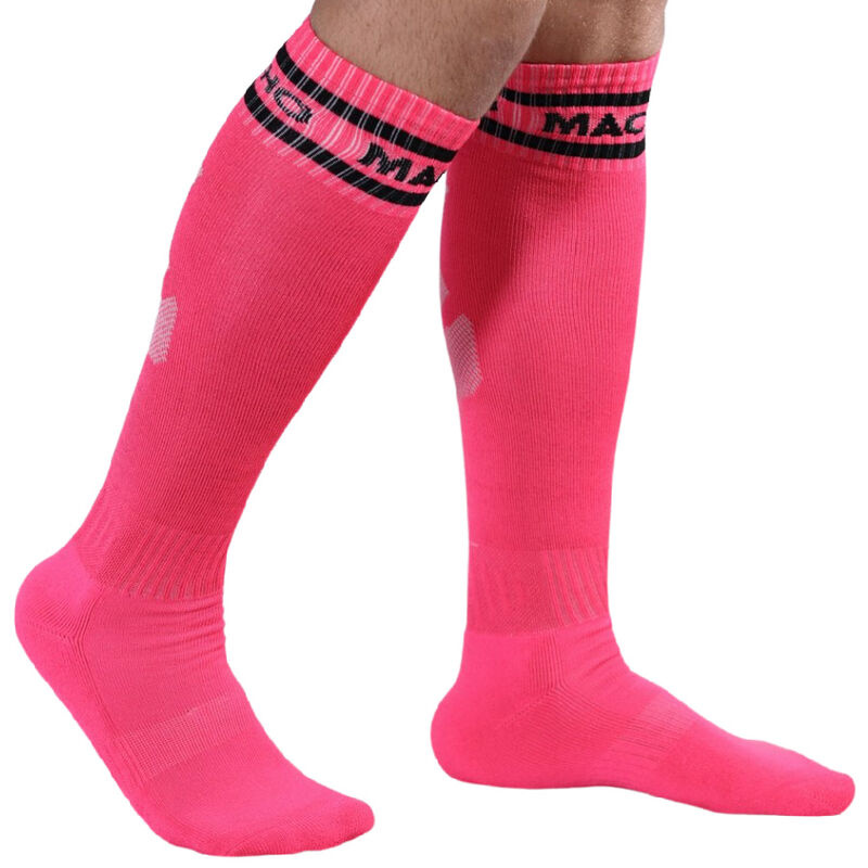 MACHO - CHAUSSETTES LONGUES TAILLE UNIQUE ROSE - Image 2