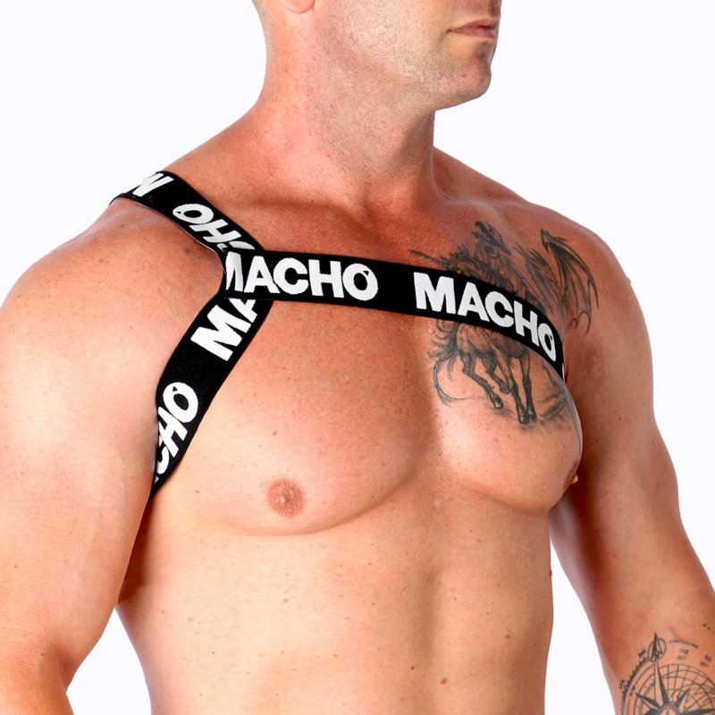 MACHO - HARNAIS ROMAIN BLANC L/XL - Image 2