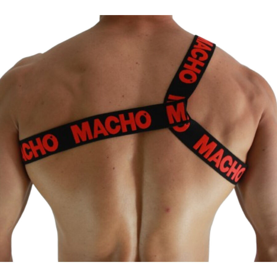 Macho - Harnais Romain Blanc S/M - Image 12