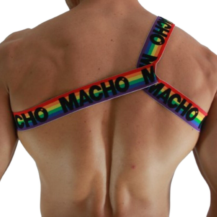 Macho - Harnais Romain Blanc S/M - Image 14