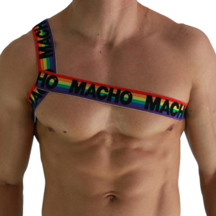 Macho - Harnais Romain Blanc S/M - Image 15