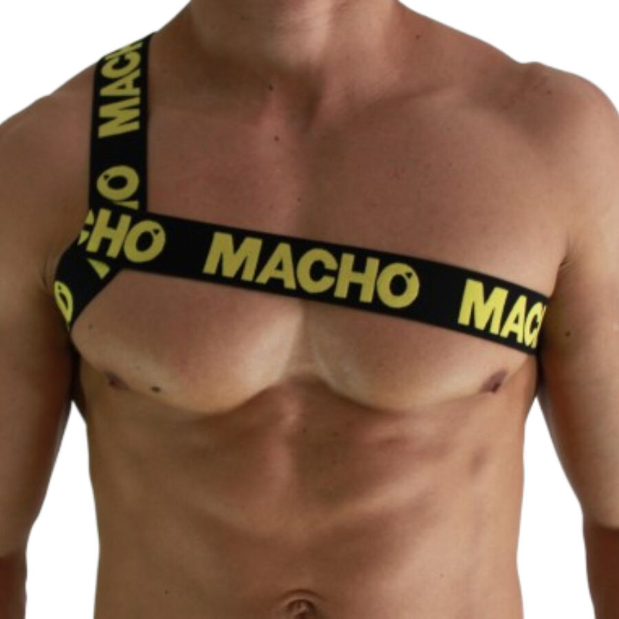 Macho - Harnais Romain Blanc S/M - Image 5