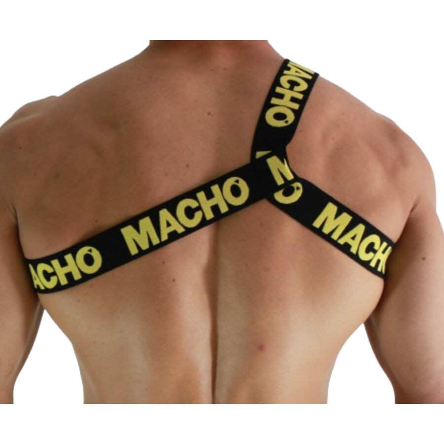 Macho - Harnais Romain Blanc S/M - Image 8