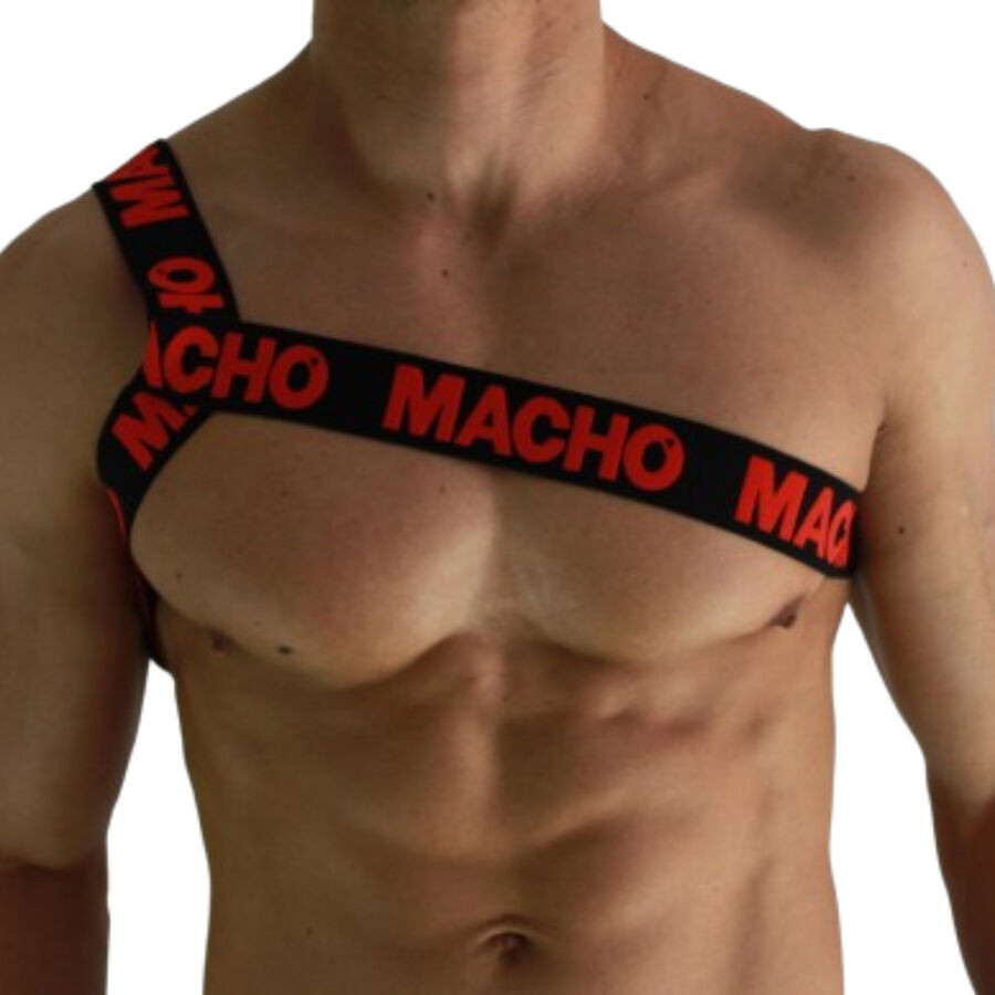Macho - Harnais Romain Blanc S/M - Image 9