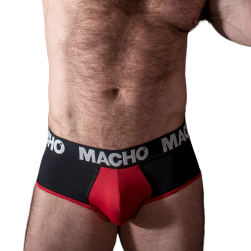 Macho - Ms26N Slip Noir/Rouge - Image 2