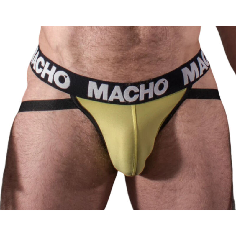 Macho - Mx25A Jock Lycra Jaune S - Image 4