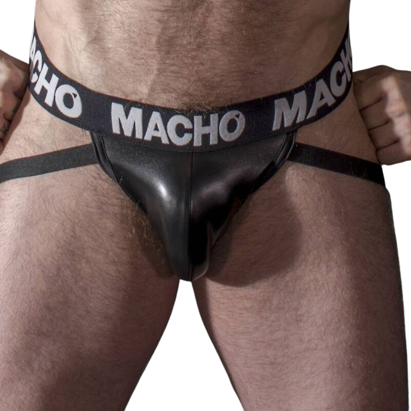 Macho - Mx25Nc Jock Cuir Noir S - Image 7