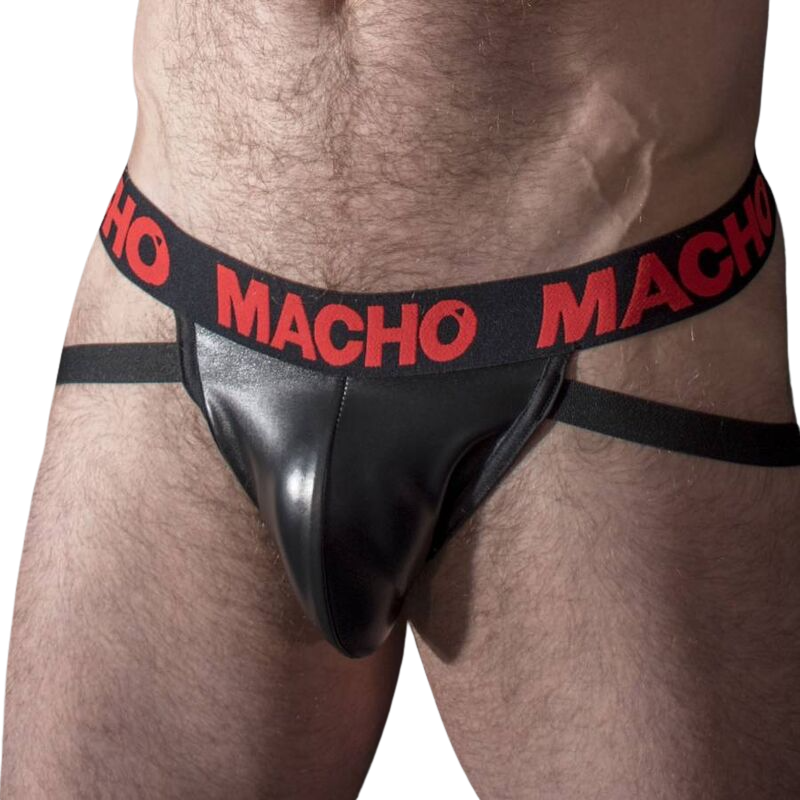 MACHO - MX25RC JOCK RED LEATHER S - Image 7