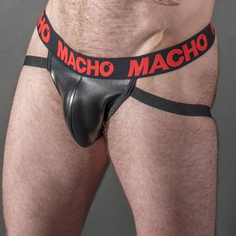 MACHO - MX25RC JOCK RED LEATHER S - Image 8