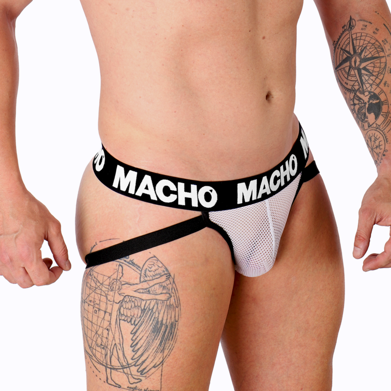 Macho - Mx26X1 Jock Grid Blanc Xl - Image 2