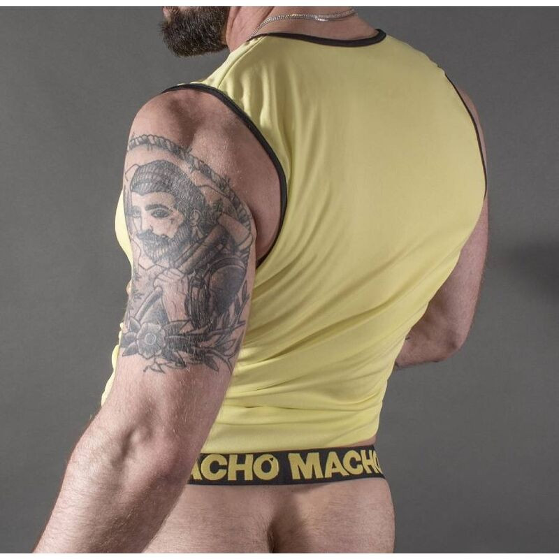 Macho - Yellow T-Shirt - Image 2