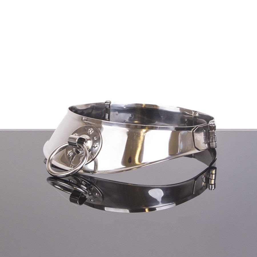 Metal Hard - Restraint Collar With Ring - Image 2