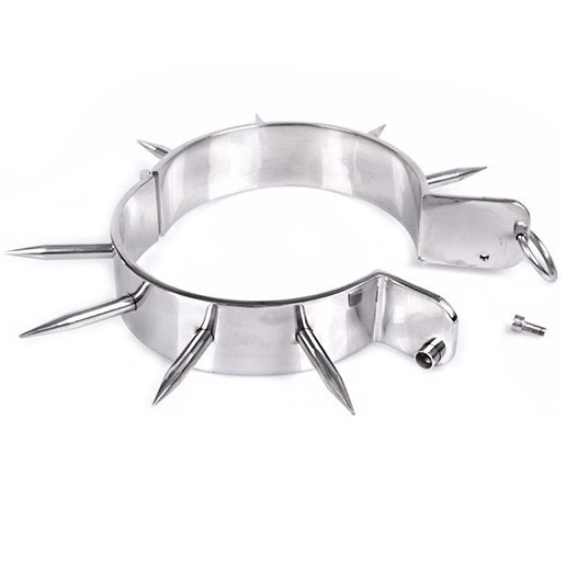 Metal Hard - Bdsm Slave Collar With Points - Image 2