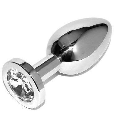 METAL HARD - ANAL PLUG DIAMANT TRANSPARANT KLEIN 5,71CM - Image 2