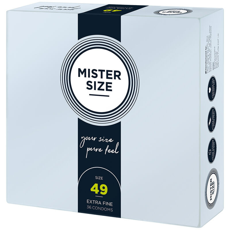 Mister Size - Condom Size S 49 Mm (36 Units) - Image 2
