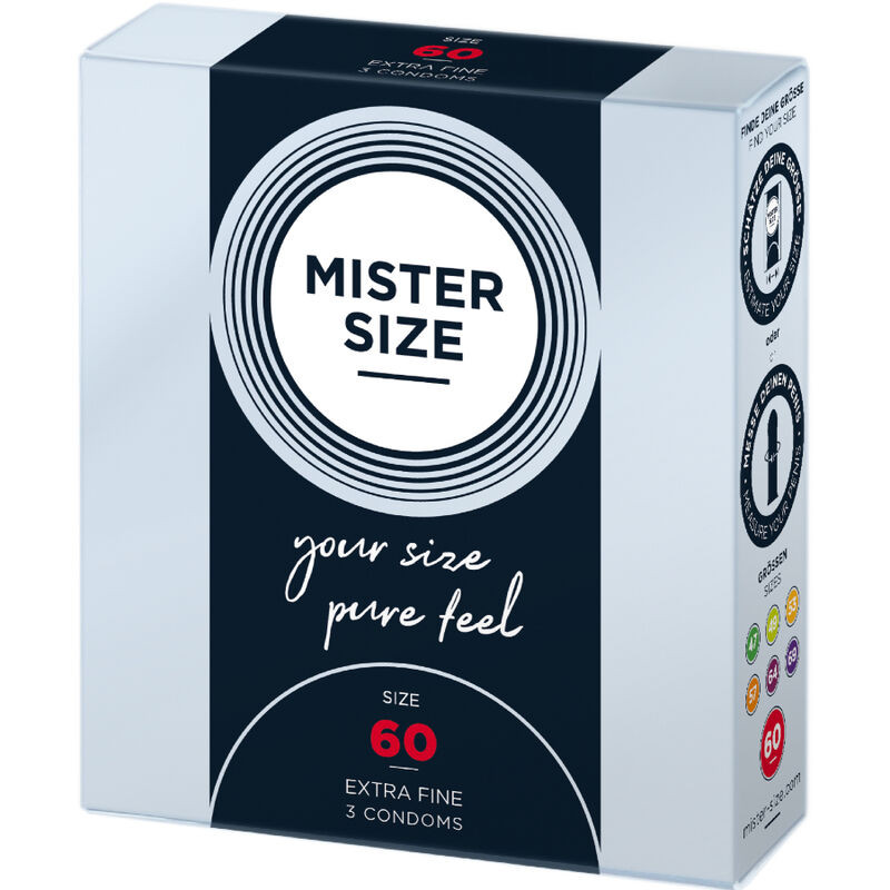 MISTER SIZE - CONDOM SIZE XL 60 MM (3 UNITS) - Image 2
