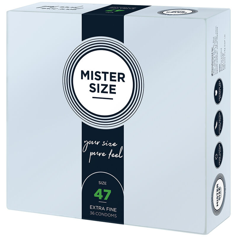 Mister Size - Condoms Size Xs 47 Mm (36 Units) - Image 2