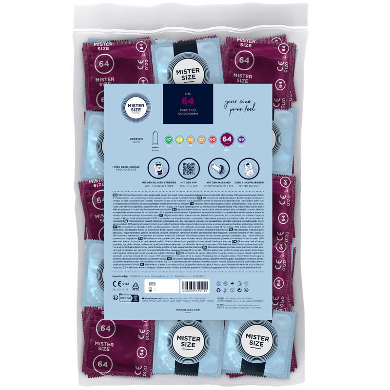 MISTER SIZE - CONDOMS SIZE XXL 64 MM (100 UNITS) - Image 2