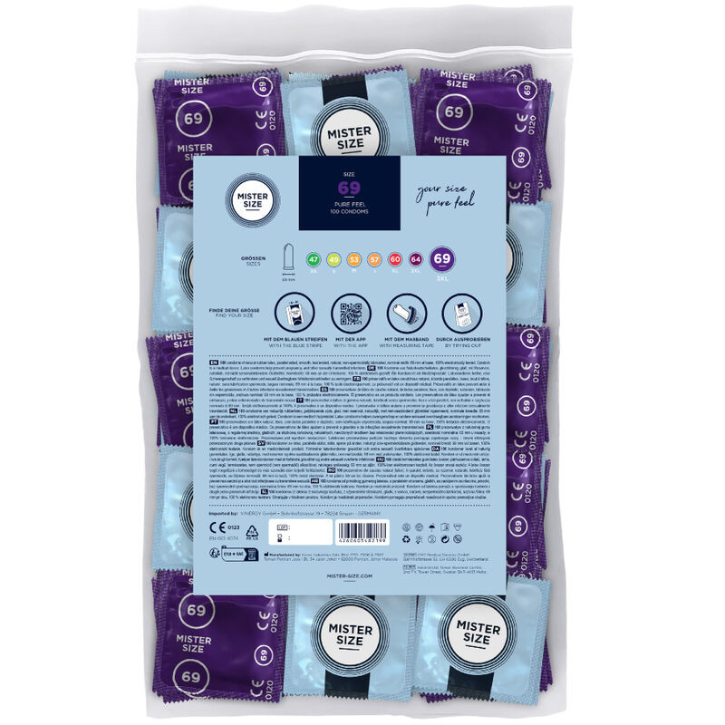 MISTER SIZE - CONDOMS SIZE XXXL 69 MM (100 UNITS) - Image 2
