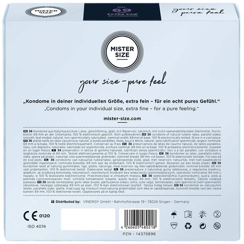 MISTER SIZE - CONDOMS MAAT XXXL 69 MM (36 STUKS) - Image 3