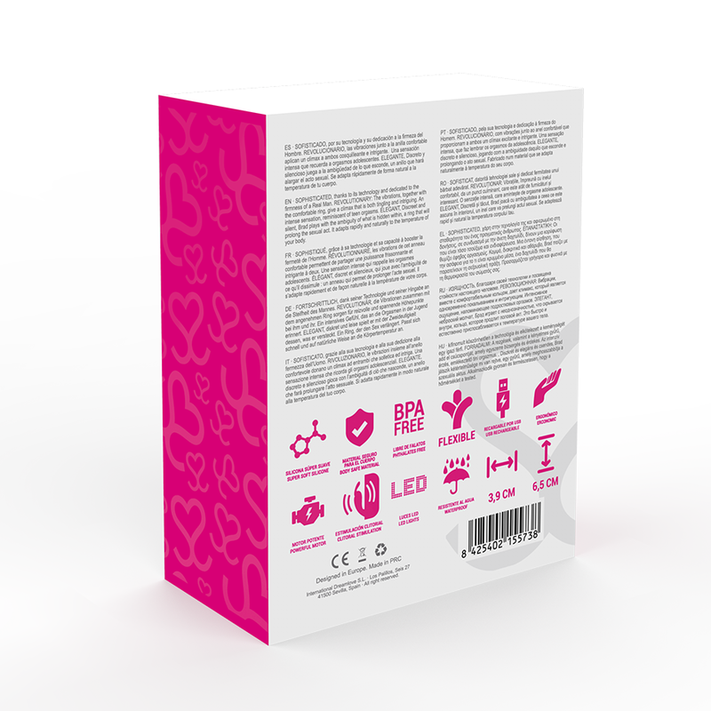 Moressa - Brad Premium Silicone Rechargeable Pink - Image 3