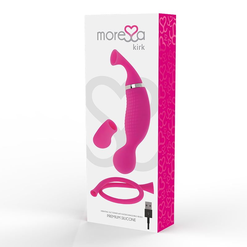 Moressa - Kirk Duo Afsuiging + Multi-Prestatie Silicone Massager Oplaadbaar - Image 4