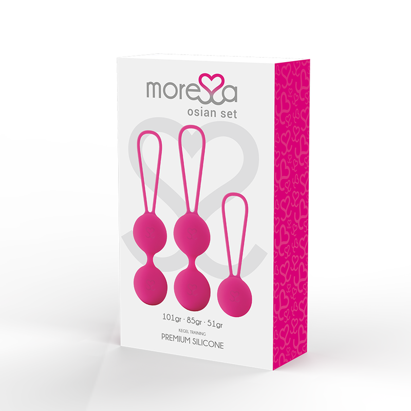 MORESSA - OSIAN SET PREMIUM SILICONE ROSE (Osian One - 51 g | Osian Two - 101 g | Osian Three 85 g) - Image 2