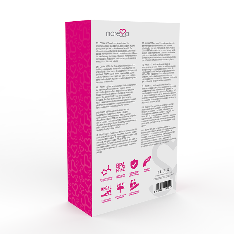 MORESSA - OSIAN SET PREMIUM SILICONE ROSE (Osian One - 51 g | Osian Two - 101 g | Osian Three 85 g) - Image 3