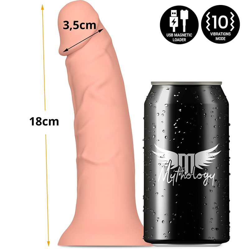 Mythology - Asher Original Dildo S - Vibrateur Compatible Avec La Technologie Sans Fil Watchme - Image 5
