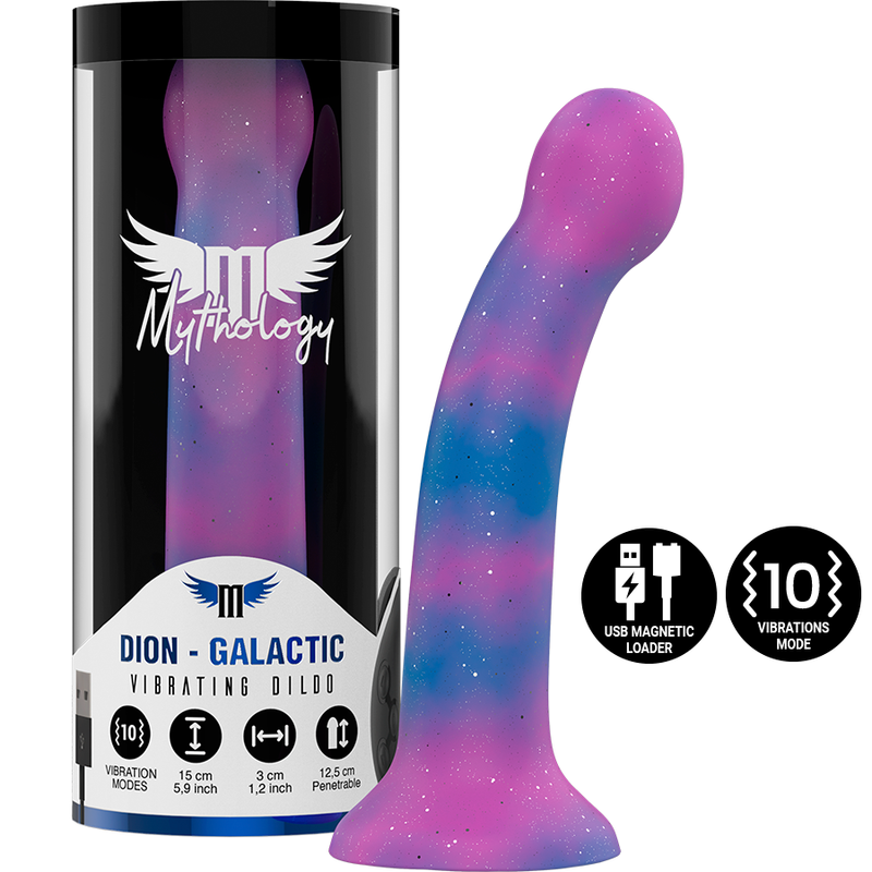 Mythology - Dion Galactic Dildo S - Vibrateur Watchme Technologie Sans Fil Compatible - Image 3