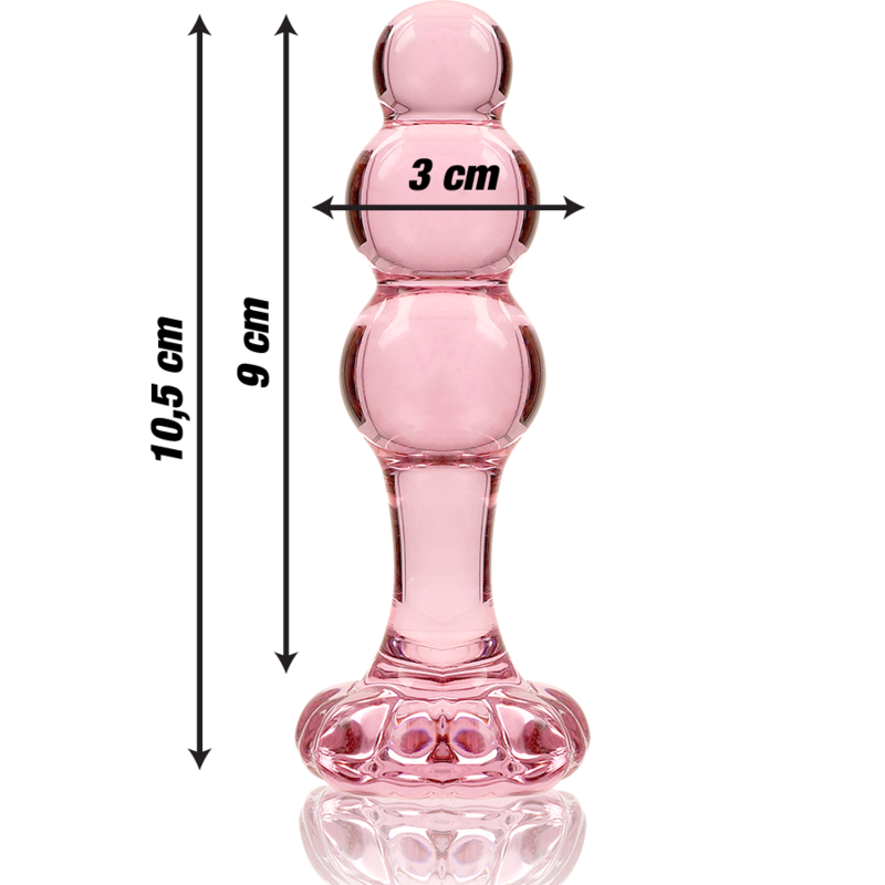 NEBULA SERIES BY IBIZA - MODÈLE 1 BOUCHON EN VERRE BOROSILICATE TRANSPARENT 10.5 CM -O- 3 CM - Image 9