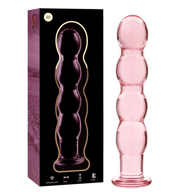 NEBULA SERIES BY IBIZA - MODÈLE 10 GODE EN VERRE BOROSILICATE CLAIR 16.5 CM -O- 3.5 CM - Image 6