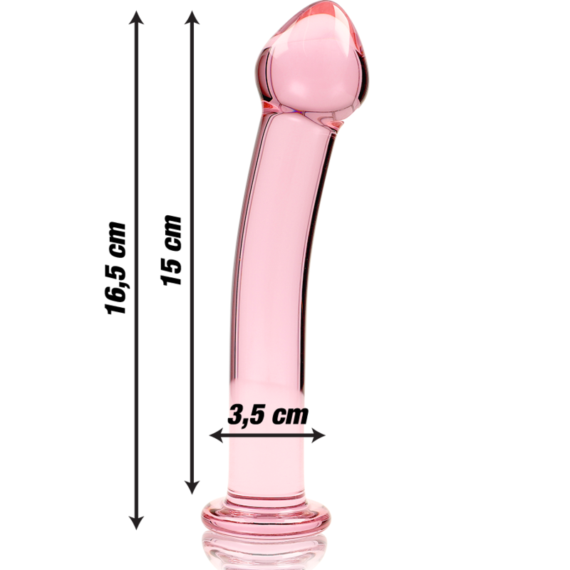 Nebula Series By Ibiza - Modèle 11 Gode En Verre Borosilicate Clair 16 Cm -O- 3 Cm - Image 8