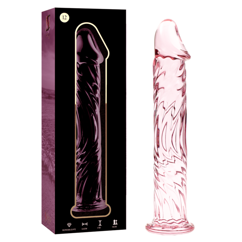 NEBULA SERIES BY IBIZA - MODÈLE 12 GODE EN VERRE BOROSILICATE CLAIR 17 CM -O- 3.5 CM - Image 6